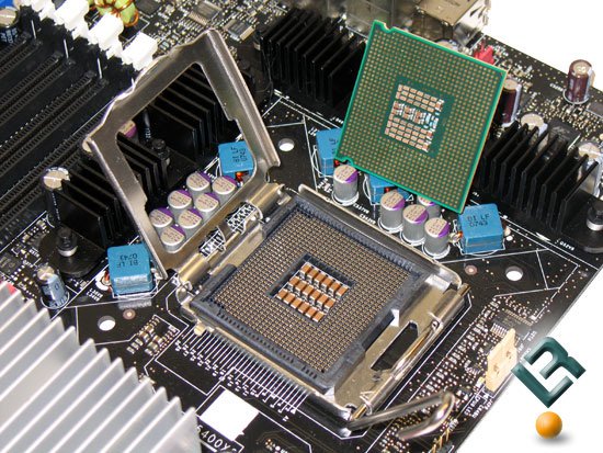 CPU trên mainboard